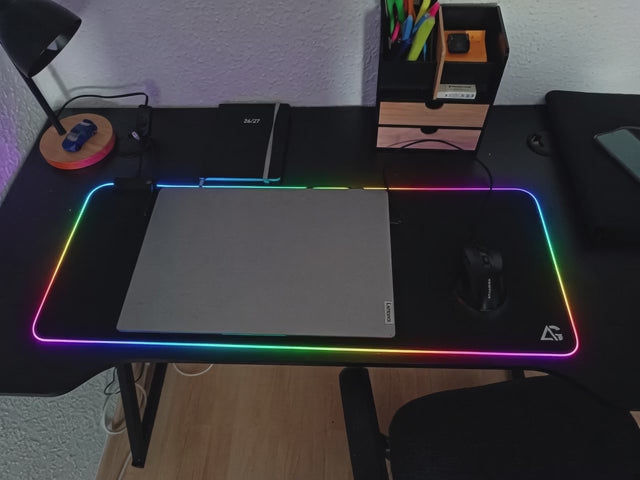 PODKŁADKA GAMINGOWA RGB XXL 80x30 cm
